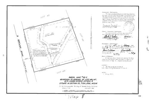 Click to see Parcel Map Book 17, pg. 8 (1985) of Nevada County Recorders Parcel Maps Book 17