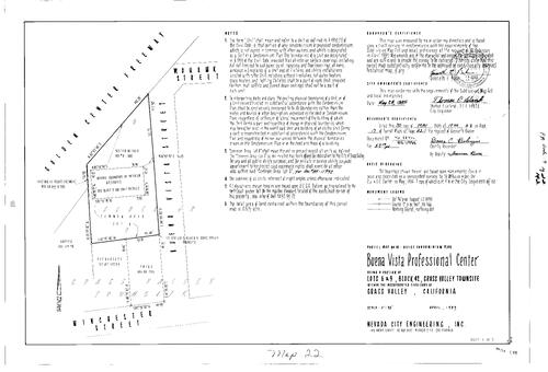 Click to see Parcel Map Book 17, pg. 22 (1985) of Nevada County Recorders Parcel Maps Book 17