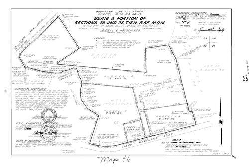 Click to see Parcel Map Book 17, pg. 46 (1985) of Nevada County Recorders Parcel Maps Book 17