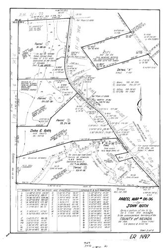 Click to see Parcel Map Book 17, pg. 101 (1986) of Nevada County Recorders Parcel Maps Book 17
