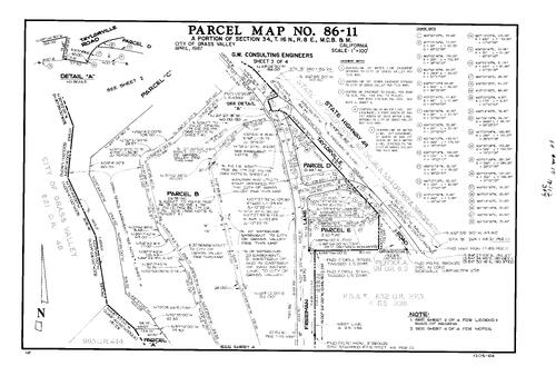 Click to see Parcel Map Book 17, pg. 112 (1987) of Nevada County Recorders Parcel Maps Book 17