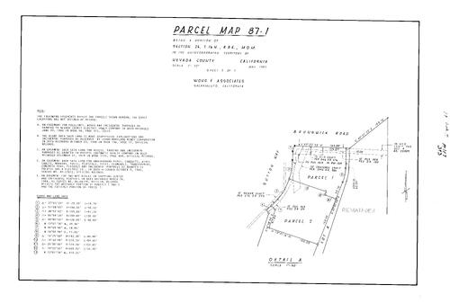 Click to see Parcel Map Book 17, pg. 117 (1987) of Nevada County Recorders Parcel Maps Book 17