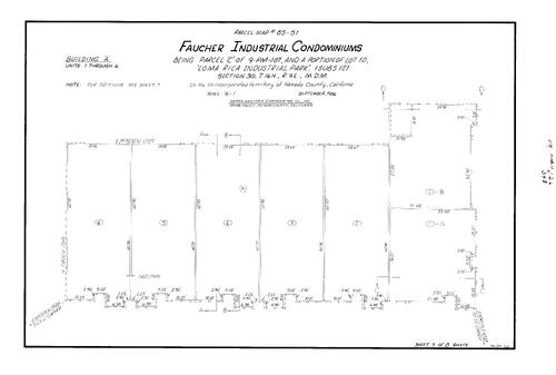 Click to see Parcel Map Book 17, pg. 126 (1987) of Nevada County Recorders Parcel Maps Book 17