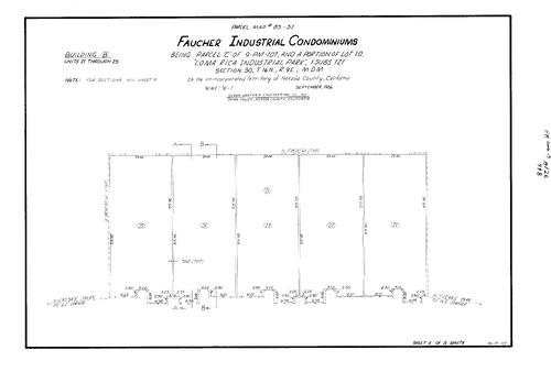 Click to see Parcel Map Book 17, pg. 126 (1987) of Nevada County Recorders Parcel Maps Book 17