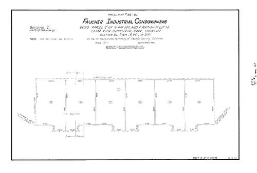 Click to see Parcel Map Book 17, pg. 126 (1987) of Nevada County Recorders Parcel Maps Book 17