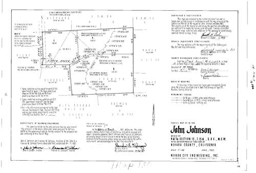 Click to see Parcel Map Book 17, pg. 130 (1987) of Nevada County Recorders Parcel Maps Book 17