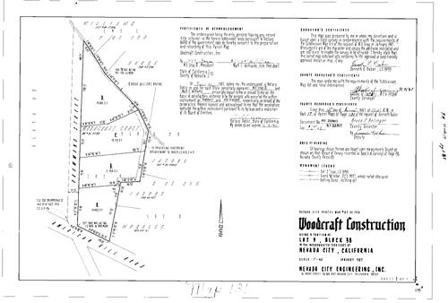 Click to see Parcel Map Book 17, pg. 131 (1987) of Nevada County Recorders Parcel Maps Book 17