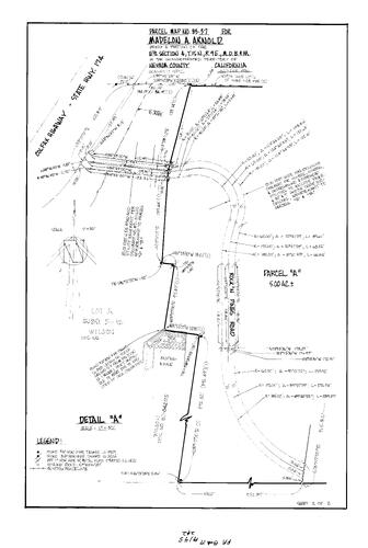 Click to see Parcel Map Book 17, pg. 145 (1987) of Nevada County Recorders Parcel Maps Book 17