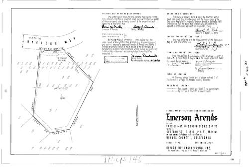 Click to see Parcel Map Book 17, pg. 146 (1987) of Nevada County Recorders Parcel Maps Book 17