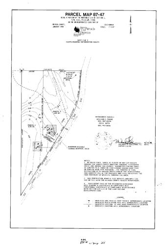 Click to see Parcel Map Book 17, pg. 168 (1988) of Nevada County Recorders Parcel Maps Book 17