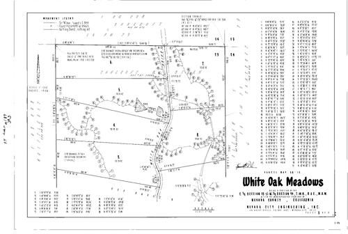 Click to see Parcel Map Book 17, pg. 189 (1988) of Nevada County Recorders Parcel Maps Book 17