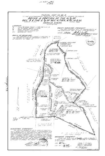 Click to see Parcel Map Book 17, pg. 193 (1988) of Nevada County Recorders Parcel Maps Book 17
