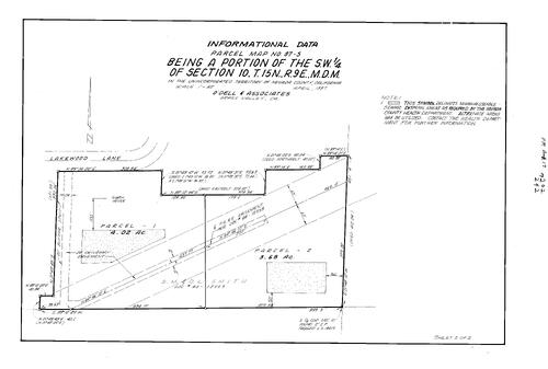 Click to see Parcel Map Book 17, pg. 202 (1989) of Nevada County Recorders Parcel Maps Book 17