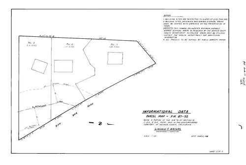 Click to see Parcel Map Book 17, pg. 205 (1989) of Nevada County Recorders Parcel Maps Book 17