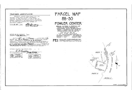 Click to see Parcel Map Book 17, pg. 212 (1989) of Nevada County Recorders Parcel Maps Book 17