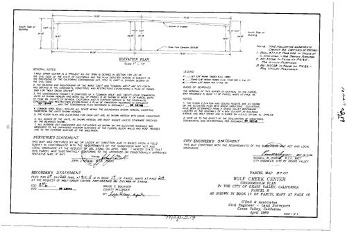 Click to see Parcel Map Book 17, pg. 219 (1989) of Nevada County Recorders Parcel Maps Book 17