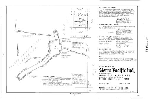 Click to see Parcel Map Book 17, pg. 227 (1989) of Nevada County Recorders Parcel Maps Book 17