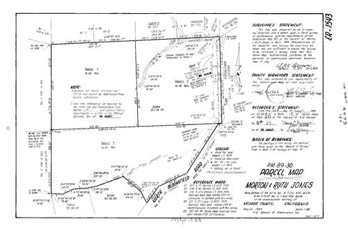 Click to see Parcel Map Book 17, pg. 233 (1989) of Nevada County Recorders Parcel Maps Book 17