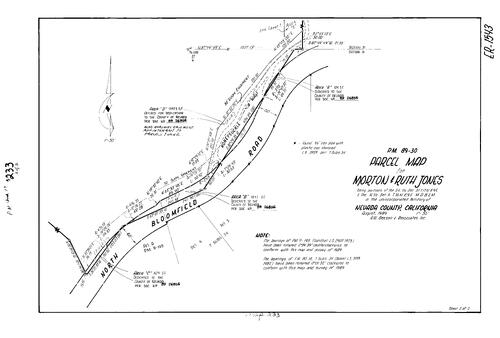 Click to see Parcel Map Book 17, pg. 233 (1989) of Nevada County Recorders Parcel Maps Book 17