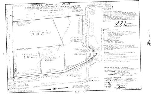 Click to see Parcel Map Book 17, pg. 234 (1989) of Nevada County Recorders Parcel Maps Book 17