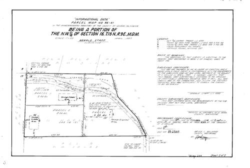 Click to see Parcel Map Book 17, pg. 239 (1989) of Nevada County Recorders Parcel Maps Book 17