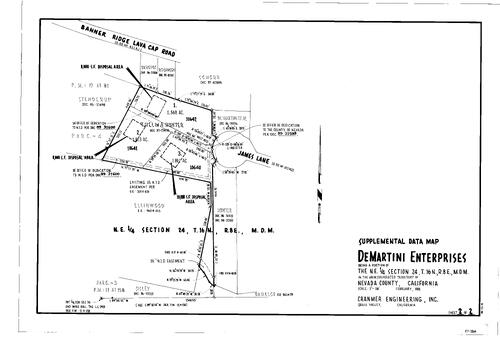 Click to see Parcel Map Book 17, pg. 243 (1989) of Nevada County Recorders Parcel Maps Book 17