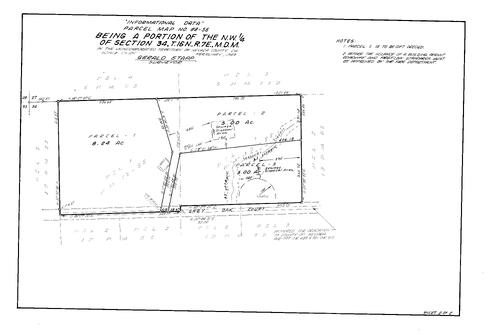 Click to see Parcel Map Book 17, pg. 247 (1989) of Nevada County Recorders Parcel Maps Book 17