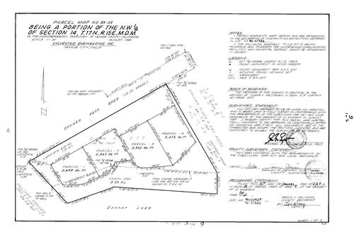 Click to see Parcel Map Book 18, pg. 9 (1990) of Nevada County Recorders Parcel Maps Book 18