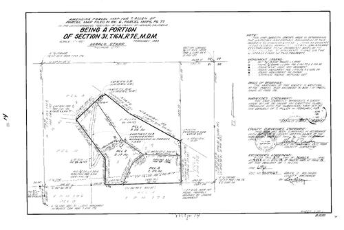 Click to see Parcel Map Book 18, pg. 14 (1990) of Nevada County Recorders Parcel Maps Book 18
