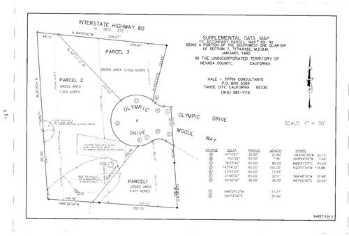 Click to see Parcel Map Book 18, pg. 16 (1990) of Nevada County Recorders Parcel Maps Book 18