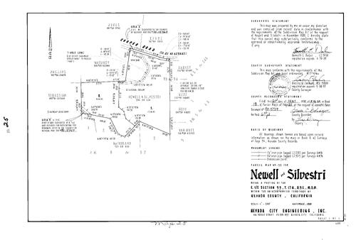Click to see Parcel Map Book 18, pg. 25 (1990) of Nevada County Recorders Parcel Maps Book 18