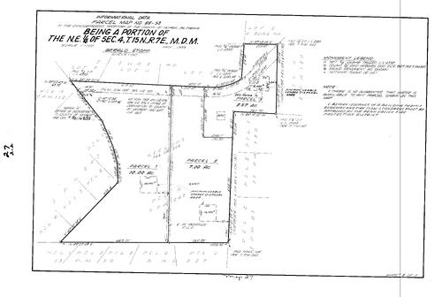 Click to see Parcel Map Book 18, pg. 27 (1990) of Nevada County Recorders Parcel Maps Book 18