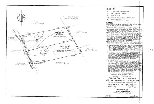 Click to see Parcel Map Book 18, pg. 39 (1990) of Nevada County Recorders Parcel Maps Book 18