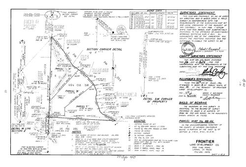 Click to see Parcel Map Book 18, pg. 40 (1990) of Nevada County Recorders Parcel Maps Book 18