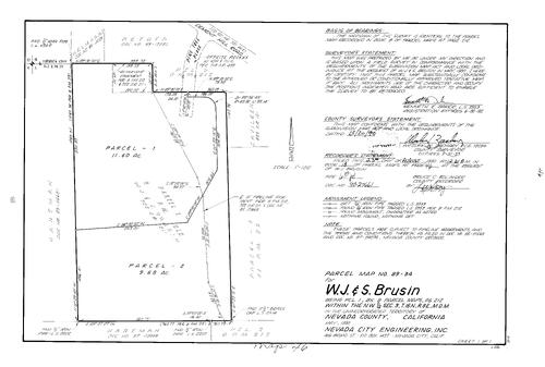 Click to see Parcel Map Book 18, pg. 46 (1990) of Nevada County Recorders Parcel Maps Book 18
