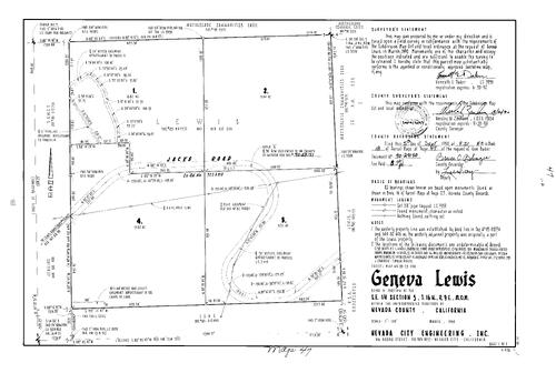 Click to see Parcel Map Book 18, pg. 47 (1990) of Nevada County Recorders Parcel Maps Book 18