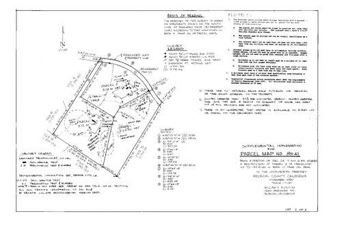 Click to see Parcel Map Book 18, pg. 48 (1990) of Nevada County Recorders Parcel Maps Book 18