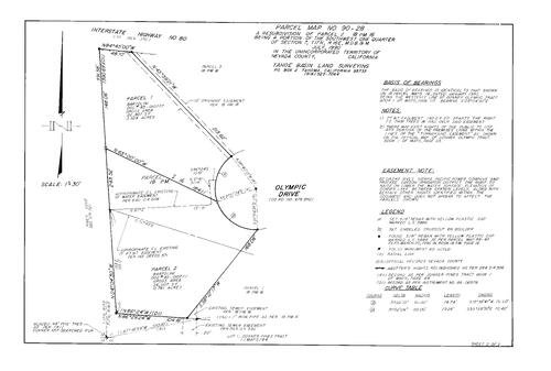 Click to see Parcel Map Book 18, pg. 50 (1990) of Nevada County Recorders Parcel Maps Book 18