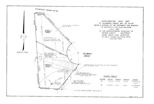 Click to see Parcel Map Book 18, pg. 50 (1990) of Nevada County Recorders Parcel Maps Book 18