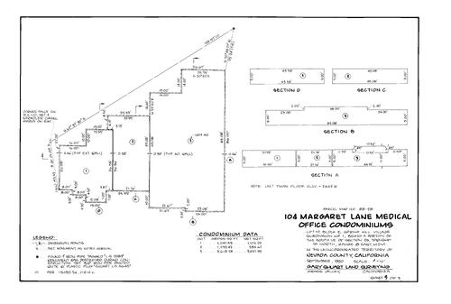 Click to see Parcel Map Book 18, pg. 52 (1990) of Nevada County Recorders Parcel Maps Book 18