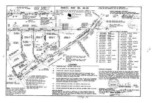 Click to see Parcel Map Book 18, pg. 56 (1990) of Nevada County Recorders Parcel Maps Book 18