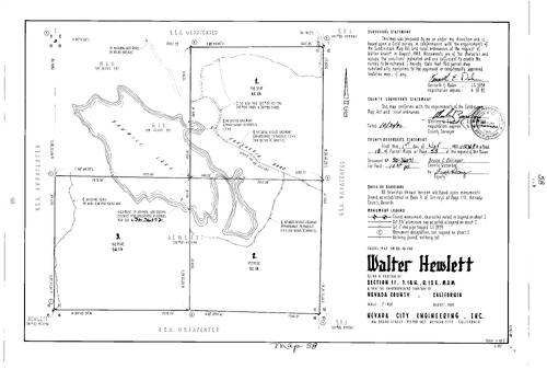Click to see Parcel Map Book 18, pg. 58 (1990) of Nevada County Recorders Parcel Maps Book 18