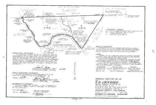 Click to see Parcel Map Book 18, pg. 60 (1990) of Nevada County Recorders Parcel Maps Book 18