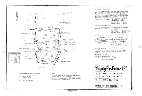 Click to see Parcel Map Book 18, pg. 68 (1990) of Nevada County Recorders Parcel Maps Book 18