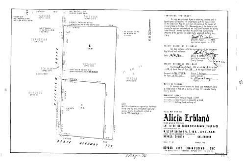 Click to see Parcel Map Book 18, pg. 76 (1990) of Nevada County Recorders Parcel Maps Book 18