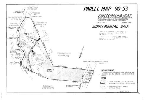 Click to see Parcel Map Book 18, pg. 80 (1991) of Nevada County Recorders Parcel Maps Book 18
