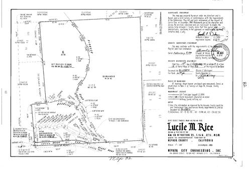 Click to see Parcel Map Book 18, pg. 82 (1991) of Nevada County Recorders Parcel Maps Book 18