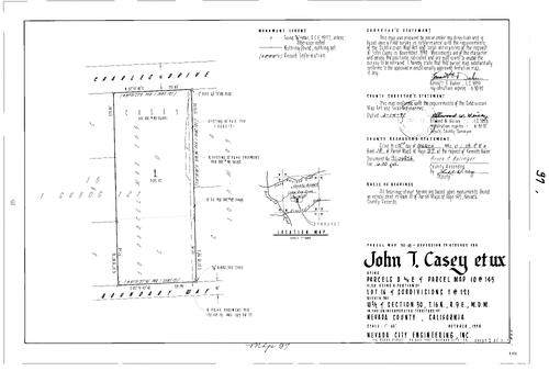 Click to see Parcel Map Book 18, pg. 97 (1991) of Nevada County Recorders Parcel Maps Book 18