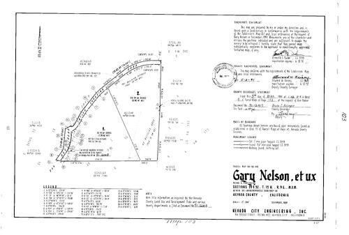 Click to see Parcel Map Book 18, pg. 103 (1991) of Nevada County Recorders Parcel Maps Book 18
