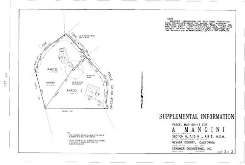 Click to see Parcel Map Book 18, pg. 129 (1992) of Nevada County Recorders Parcel Maps Book 18